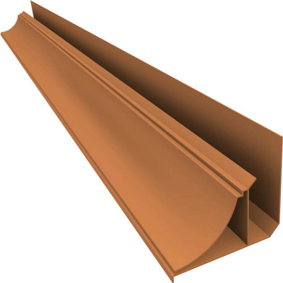 Perfil Moldura Ocre de PVC x 3 m.