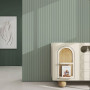 Revestimiento de Pared Interior Flat 3D Verde Aqua 9mm